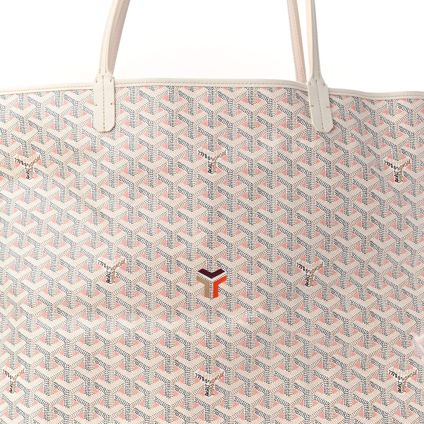 Goyardine Saint Louis Claire Voie GM White Pink