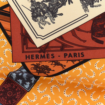 Hermes Silk A Cheval Sur Mon Carre Scarf 90 3 of 5