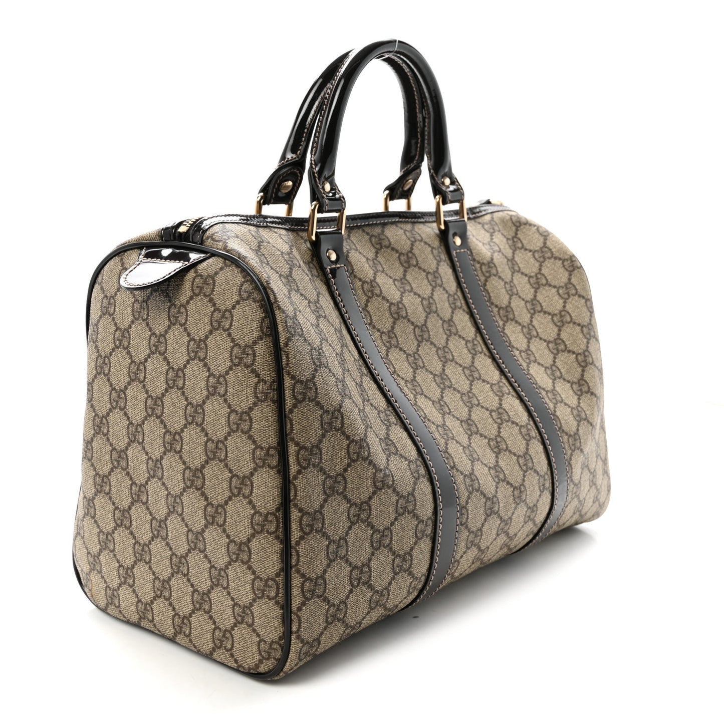 GG Plus Monogram Medium Joy Boston Dark Brown