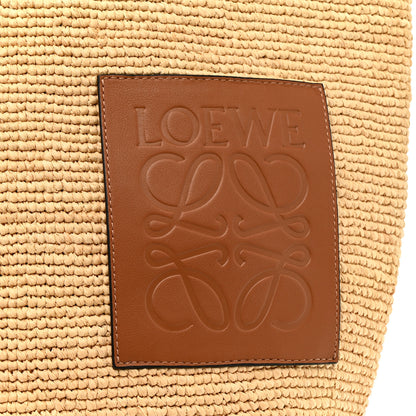 Loewe Raffia Slit Tote Bag Natural Tan 7 of 12