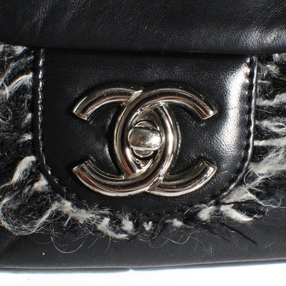 Chanel Lambskin Tweedy Flap Black 5 of 9
