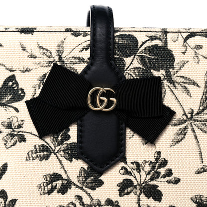Gucci Canvas Herbarium Print Tote Black 10 of 14