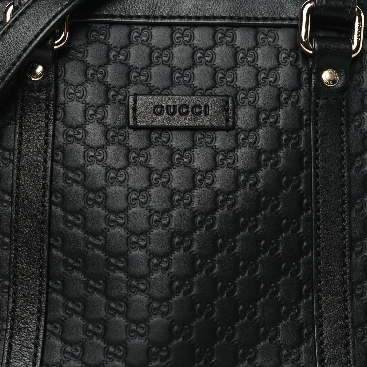 Microguccissima Mini Dome Bag Black