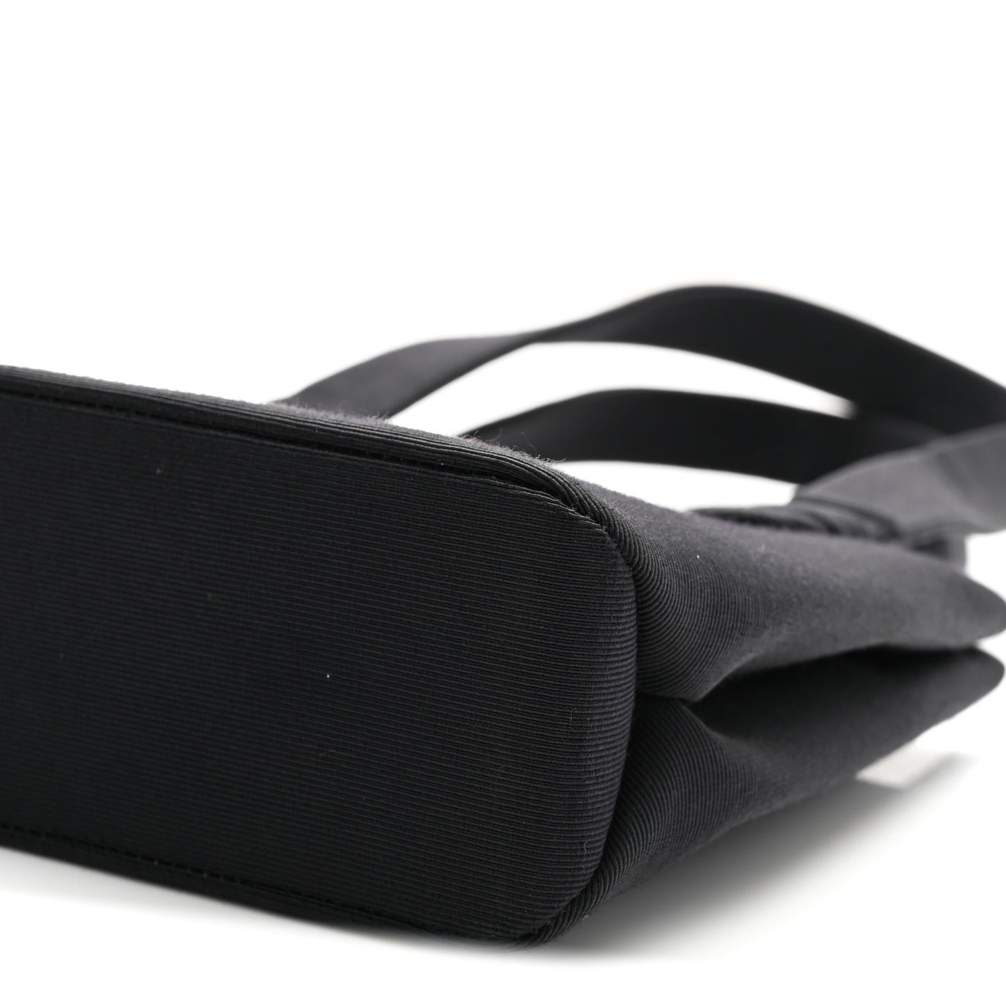 Grosgrain Crystal CC Evening Bag Black