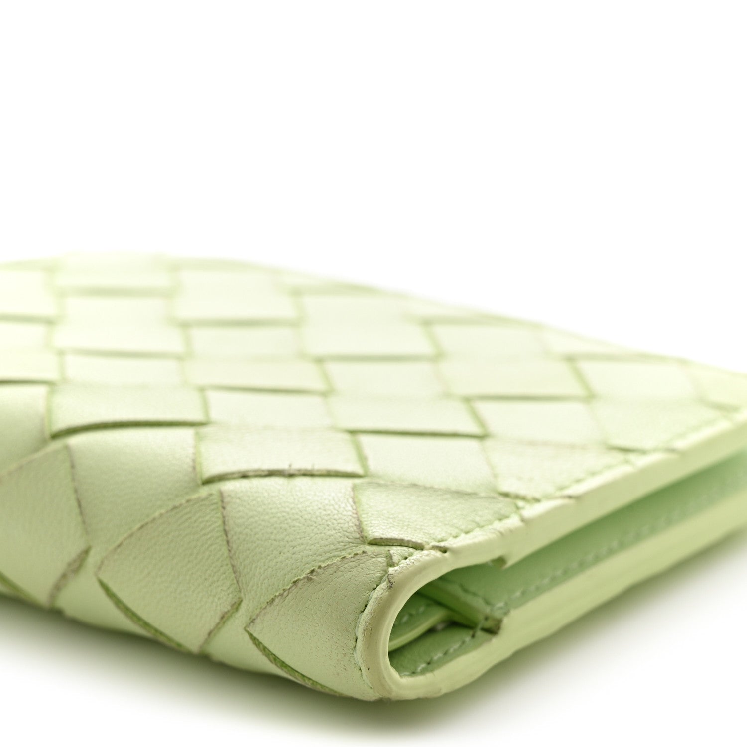 Bottega Veneta Nappa Intrecciato Small Bi-Fold Zip Wallet Fennel 11 of 12