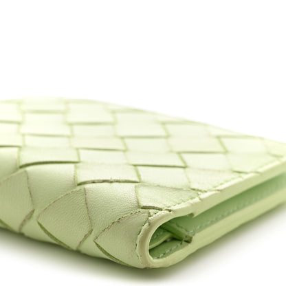 Bottega Veneta Nappa Intrecciato Small Bi-Fold Zip Wallet Fennel 11 of 12