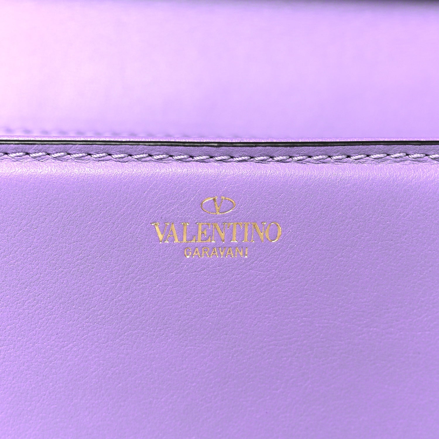 Valentino Garavani Calfskin Vlogo Loco Shoulder Bag Glicine 6 of 9