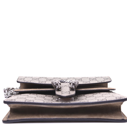 Gucci GG Supreme Monogram Mini Dionysus Shoulder Bag Taupe 10 of 15