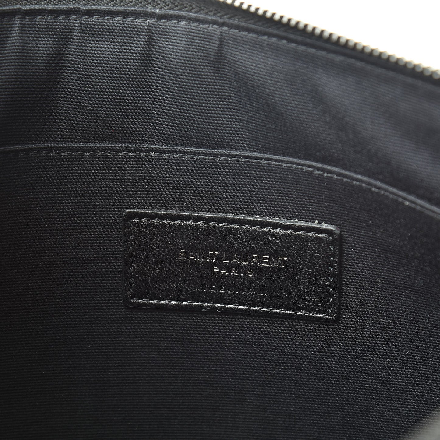 Calfskin Crocodile Embossed Monogram iPad Case Black