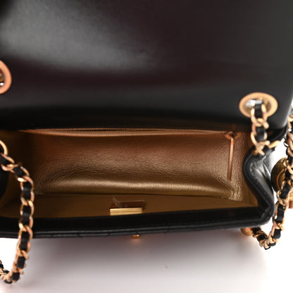 Chanel Lambskin Quilted Mini Pearl Crush Flap Black 5 of 11