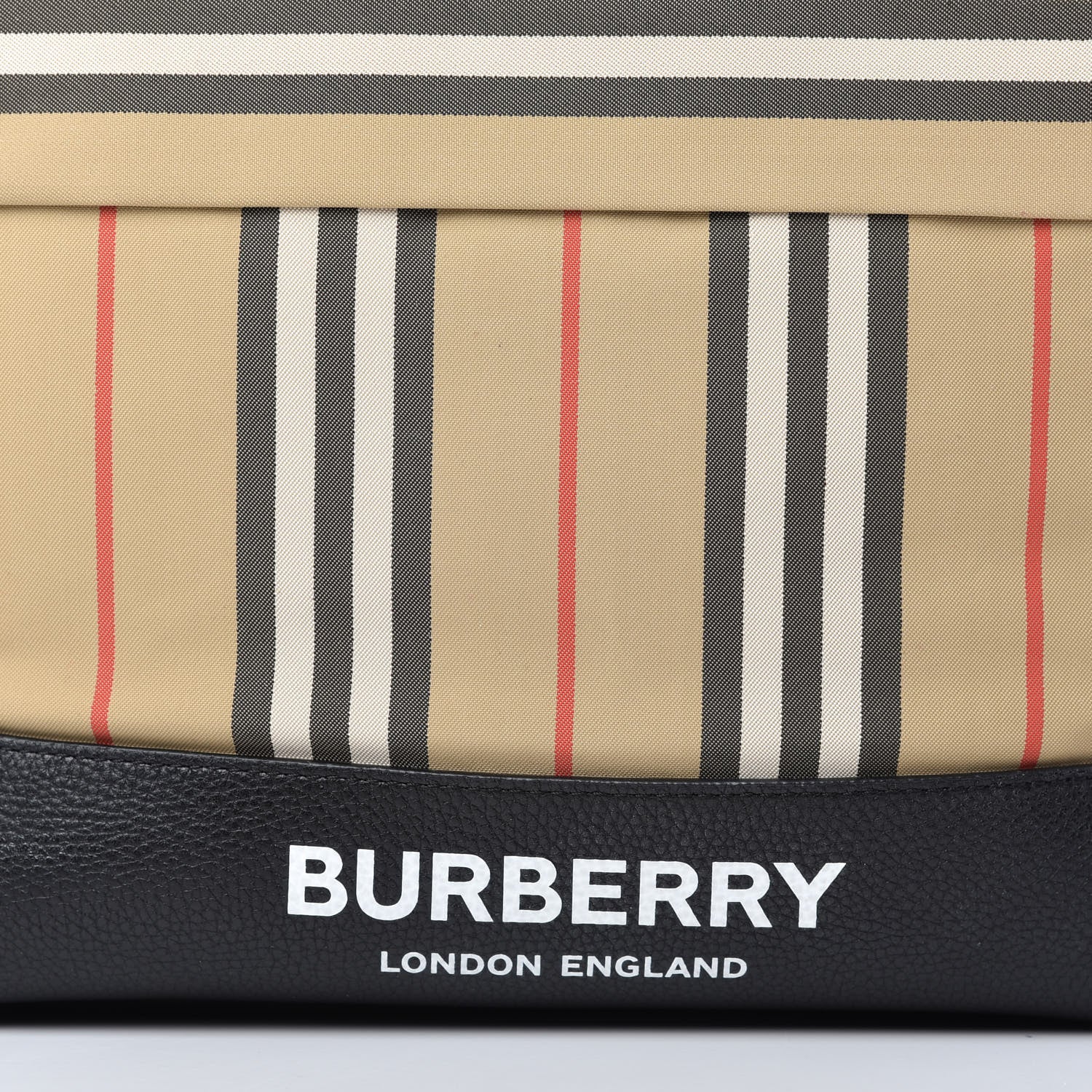 Burberry Archive Stripe Canvas Calfskin Kids Nico Backpack Archive Beige 10 of 11