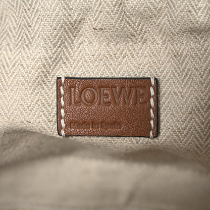 Loewe Leaf Palm Calfskin Mini Drawstring Bucket Bag Natural Tan 6 of 11