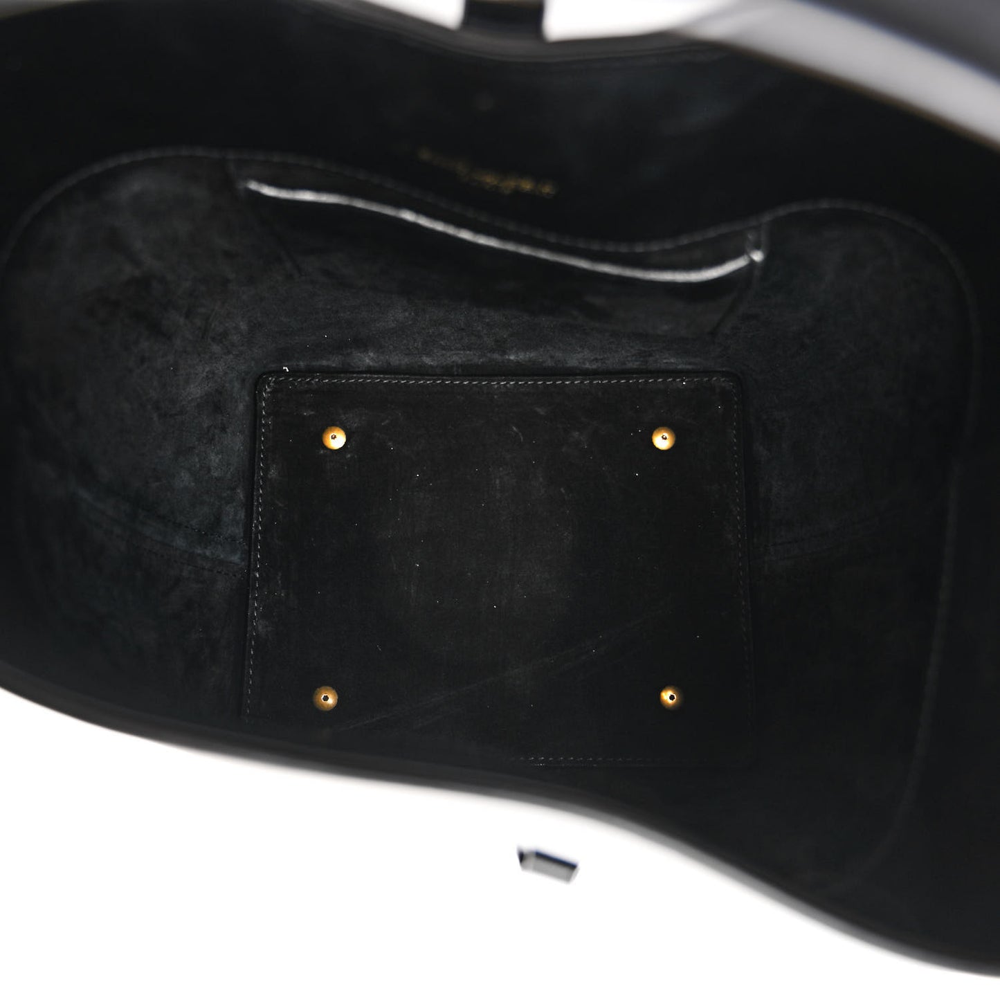 Shiny Calfskin Le 37 Bucket Bag Black