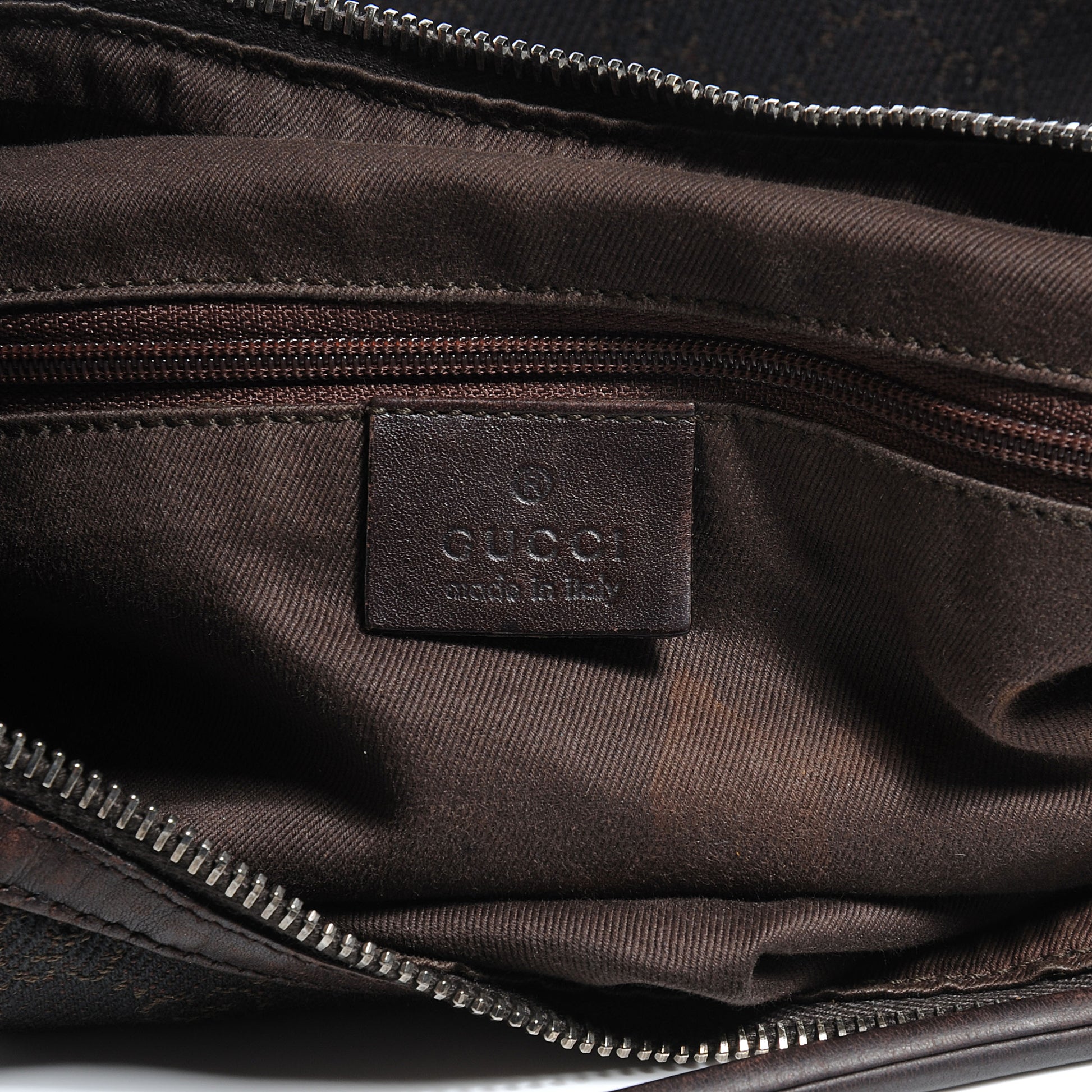 Gucci Monogram Medium Hobo Brown 7 of 8