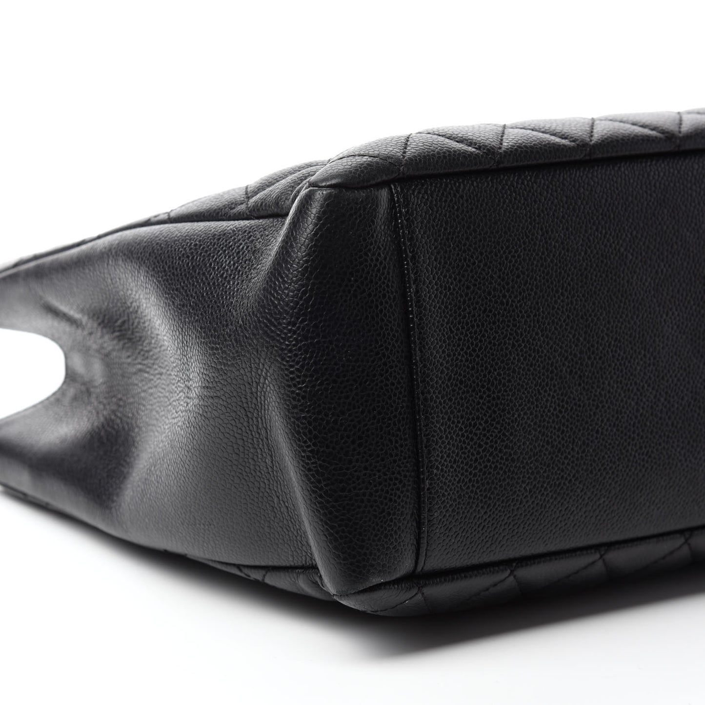 Caviar Quilted Grand Shopping Tote GST Black