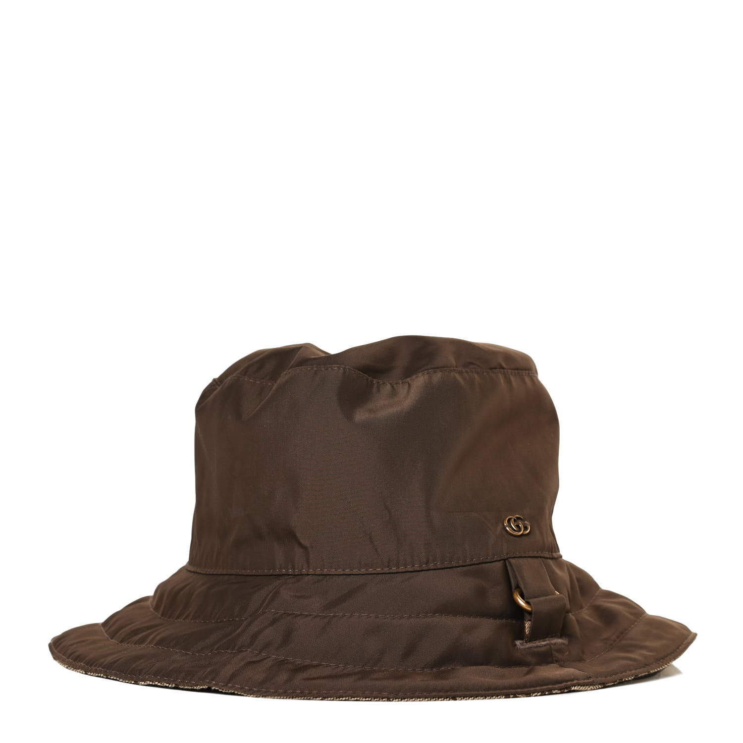 Gucci Canvas Monogram Reversible Bucket Hat M Brown 1 of 14