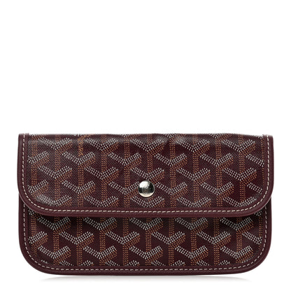 Goyard Goyardine Pouch Burgundy 1 of 6