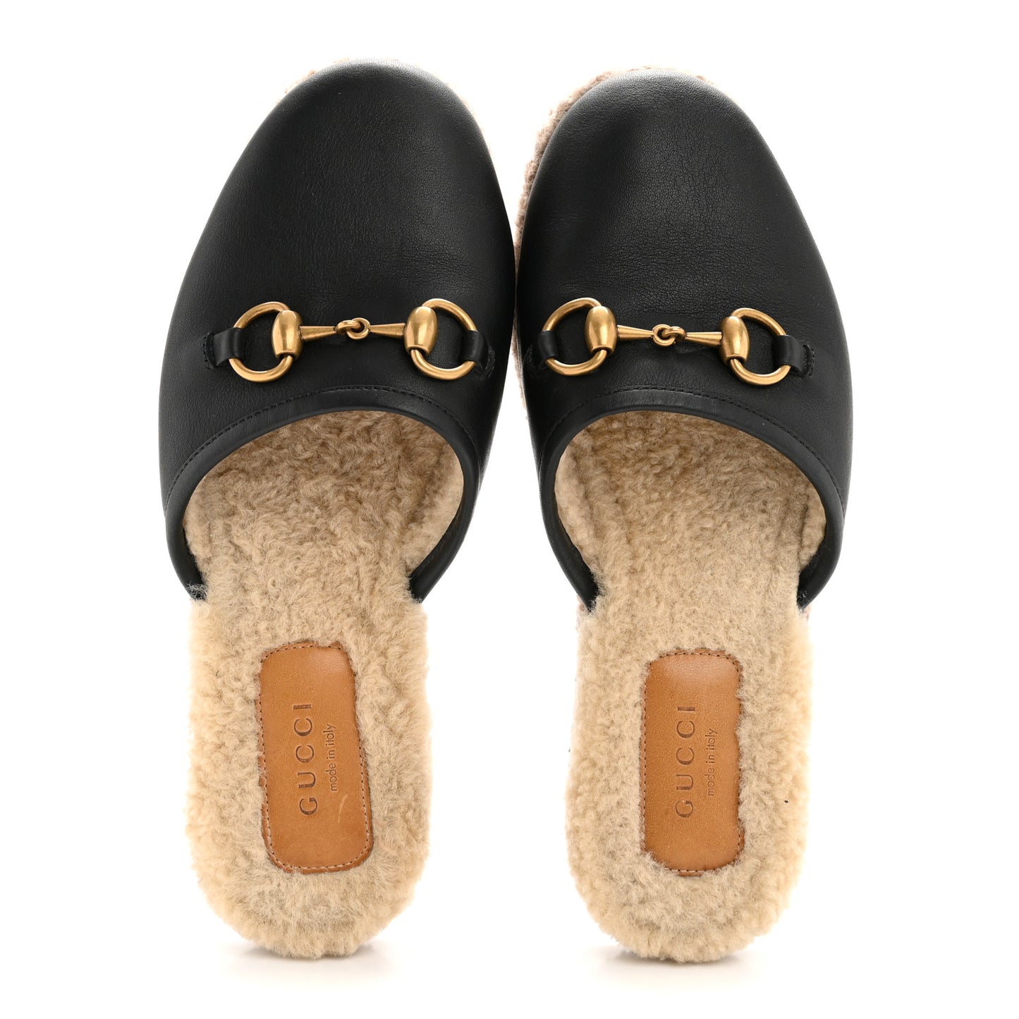 Nappa Wool Womens Fria Slippers 36 Black Butterscotch