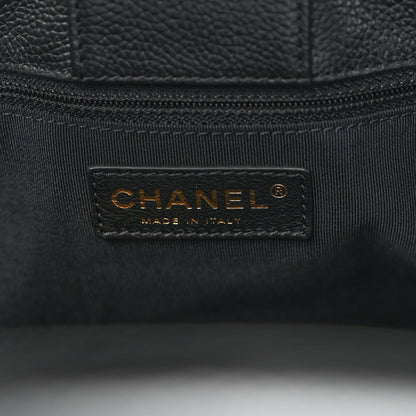 Chanel Calfskin Cerf Executive Shopper Tote Black 6 of 11
