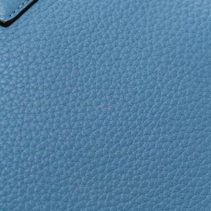 Hermes Taurillon Clemence Victoria II 35 Bleu Paradis 7 of 7