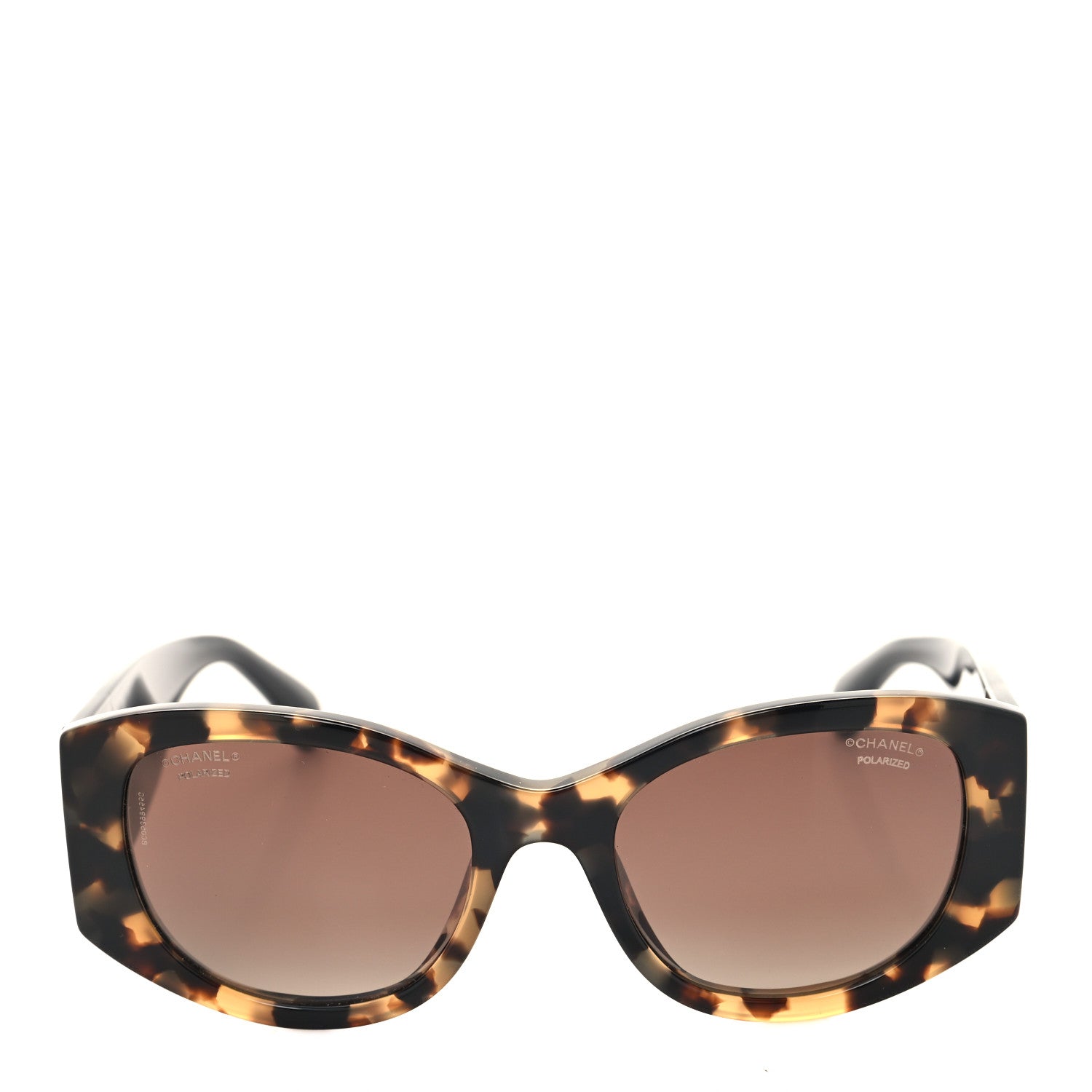 Chanel Acetate Oval Sunglasses 5524 Tortoise 2 of 8