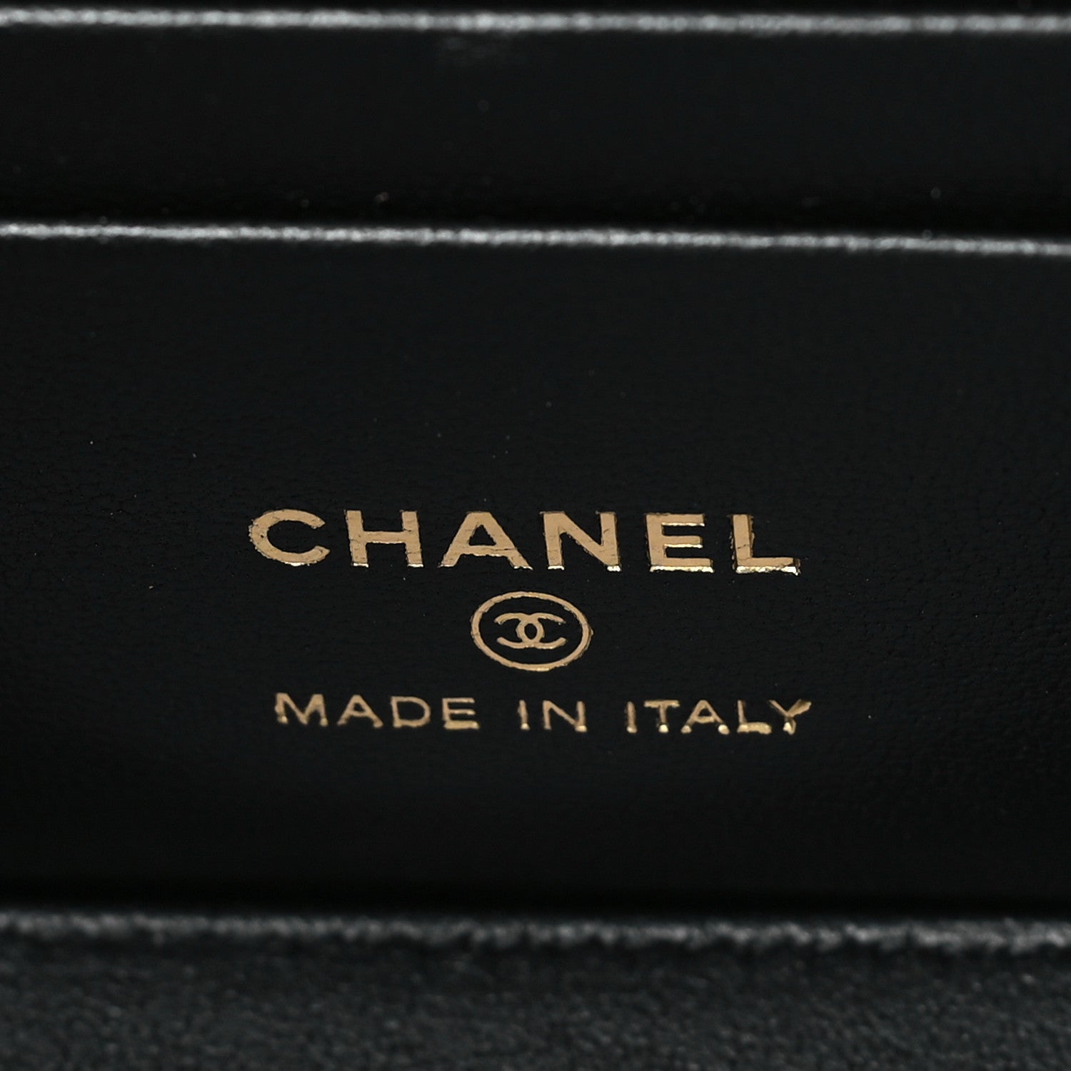 Chanel Caviar Quilted Coco Bracelet Vanity Case With Chain Black 7 of 11