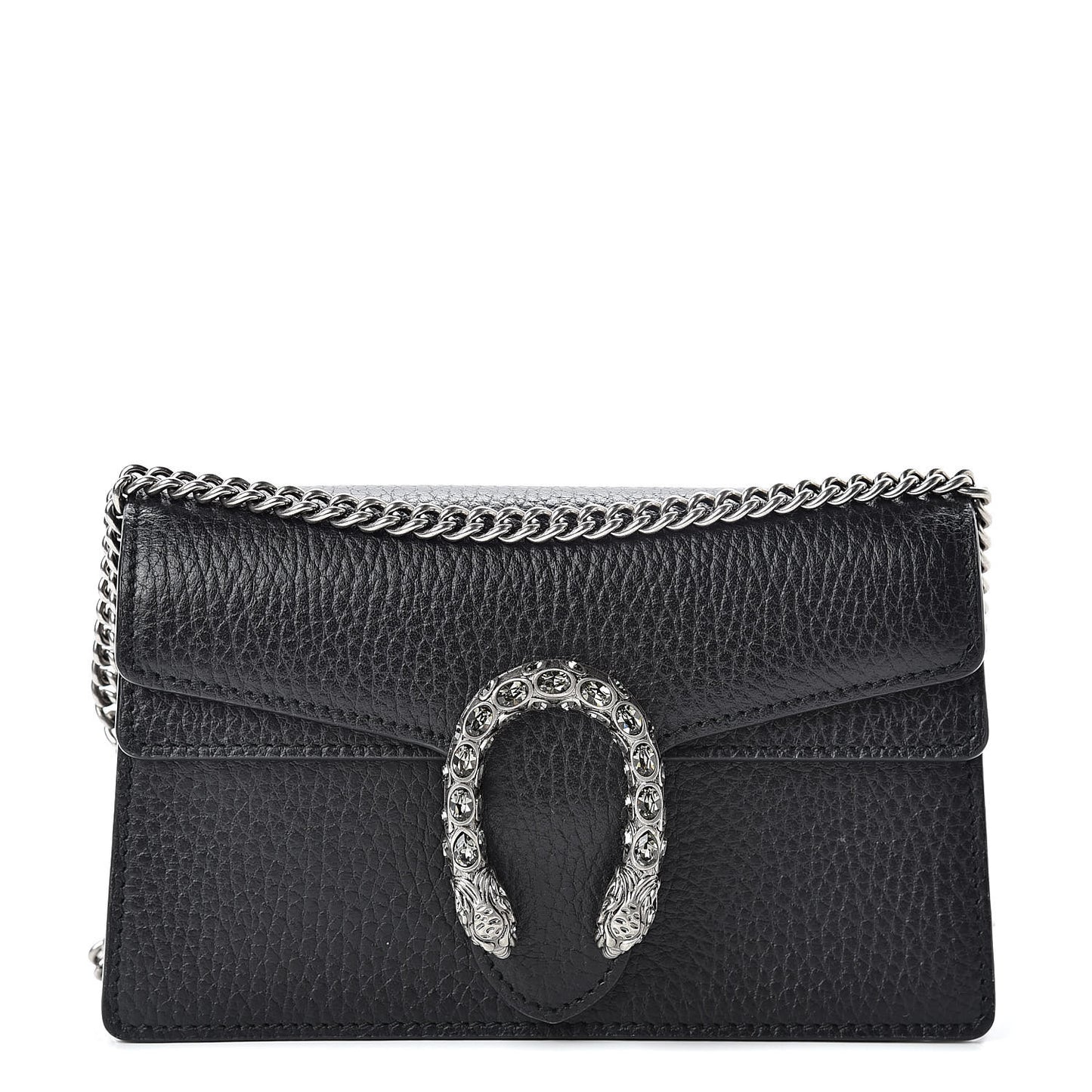 Calfskin Super Mini Dionysus Shoulder Bag Black