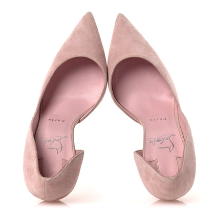 Christian Louboutin Suede Iriza 100 Pumps 38.5 Pink 2 of 13