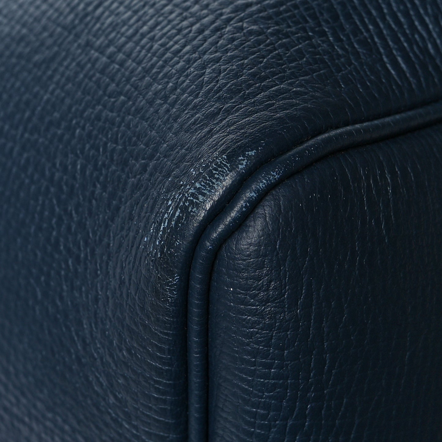 X NIGO Taurillon Monogram Denim Drip Keepall Bandouliere 50 Blue