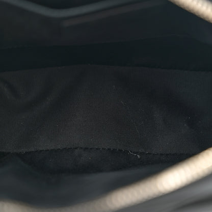 Saint Laurent Calfskin Matelasse Monogram Lou Camera Bag Black 5 of 12