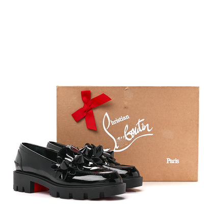 Christian Louboutin Patent Daisy Loafers 38 Black 9 of 9