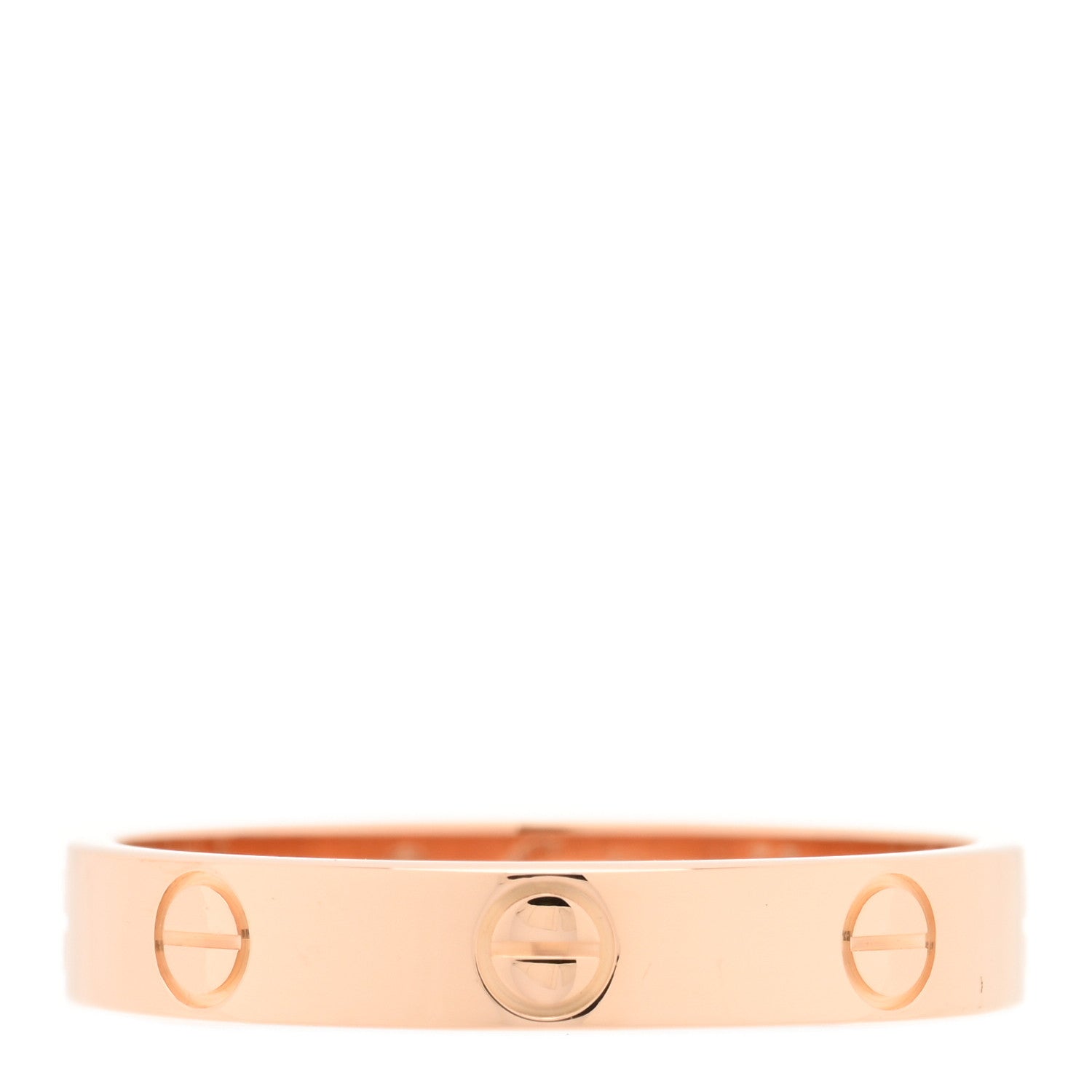 Cartier 18K Pink Gold 3.5mm LOVE Wedding Band Ring 58 8.25 3 of 4