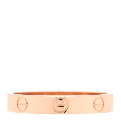 Cartier 18K Pink Gold 3.5mm LOVE Wedding Band Ring 58 8.25 3 of 4