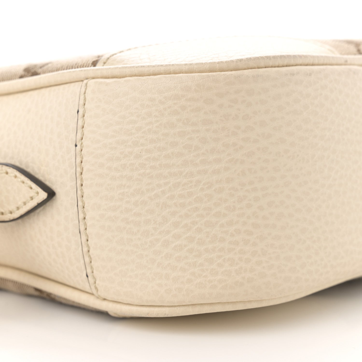 Gucci Monogram Dollar Calfskin Mini Bree Messenger Bag Beige Ebony Avoire Beige Ebony Avoire 9 of 14