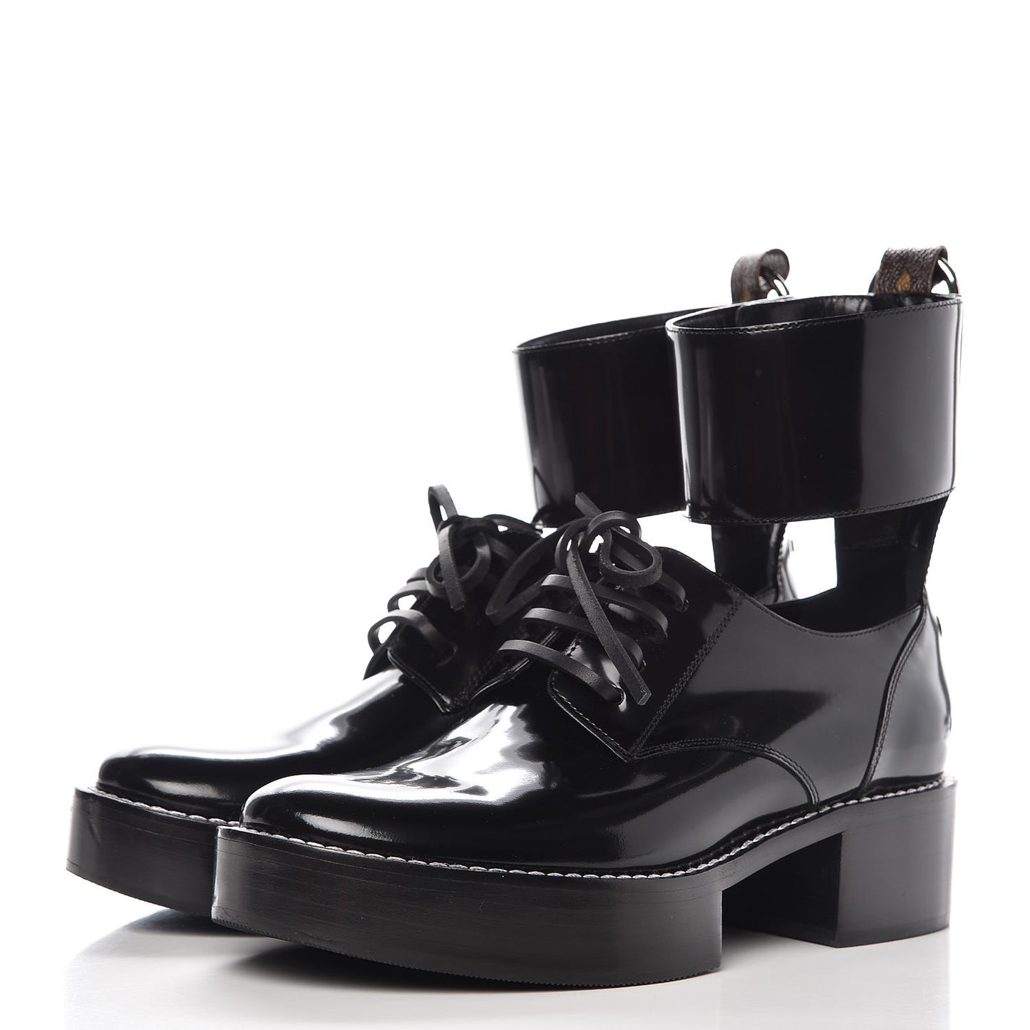 Patent Monogram Corcovado Flat Derby 41 Black