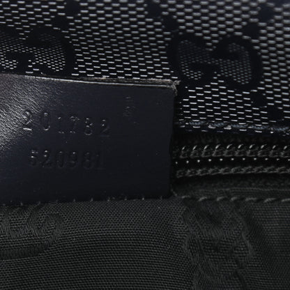 Gucci Imprime Monogram Medium Double Buckle Flap Messenger Bag Navy 6 of 16