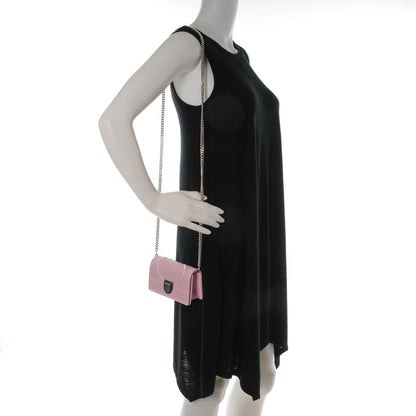 Christian Dior Patent Micro-Cannage Baby Diorama Flap Bag Pale Pink 2 of 6