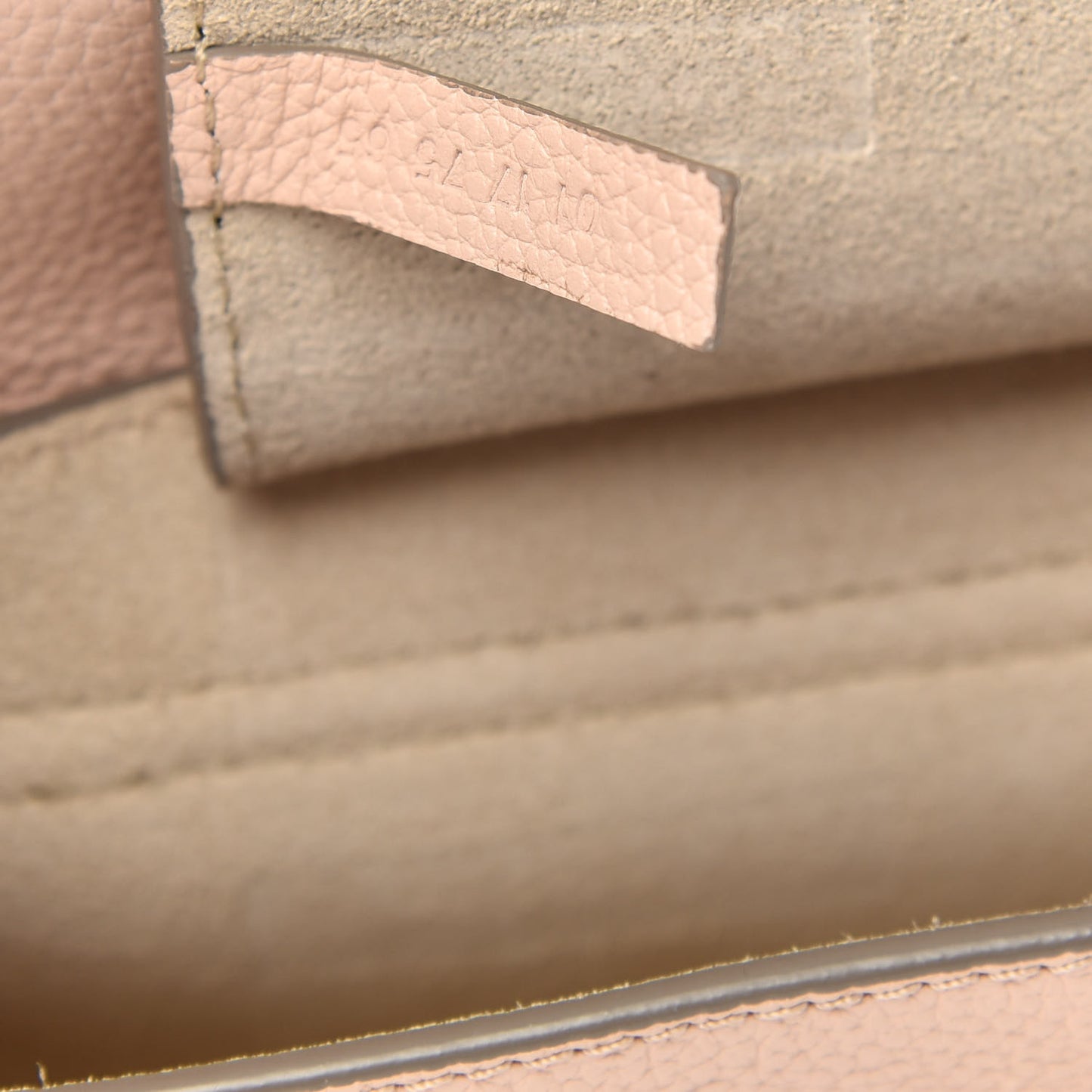 Calfskin Mini Faye Shoulder Bag Cement Pink