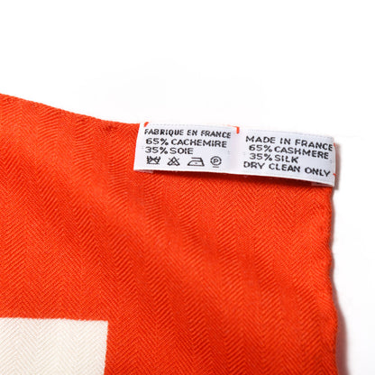 Hermes Cashmere Silk Les Capucines Shawl 140 3 of 3
