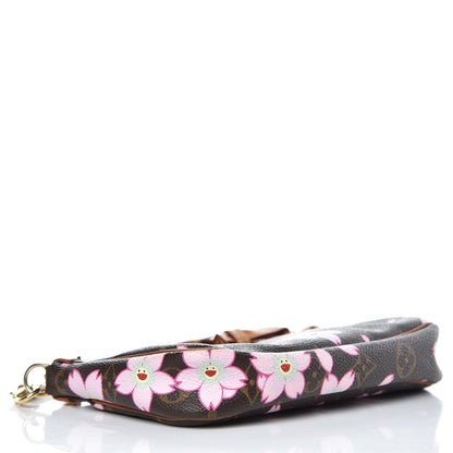 Louis Vuitton Monogram Cherry Blossom Pochette Accessories Brown 4 of 12