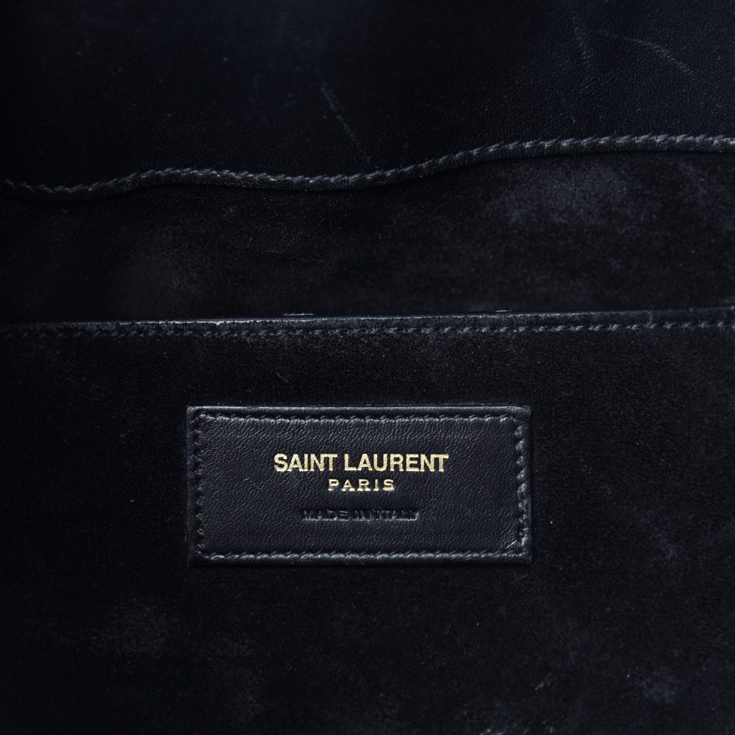 Saint Laurent Calfskin Large Emmanuelle Bucket Bag Black 11 of 13