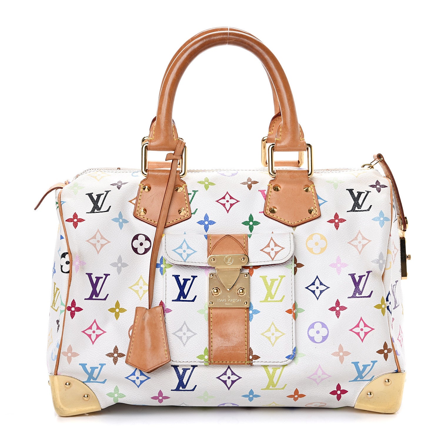 Louis Vuitton Monogram Multicolor Speedy 30 White 1 of 18