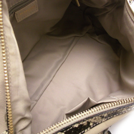 Leather Python Tote Bag
