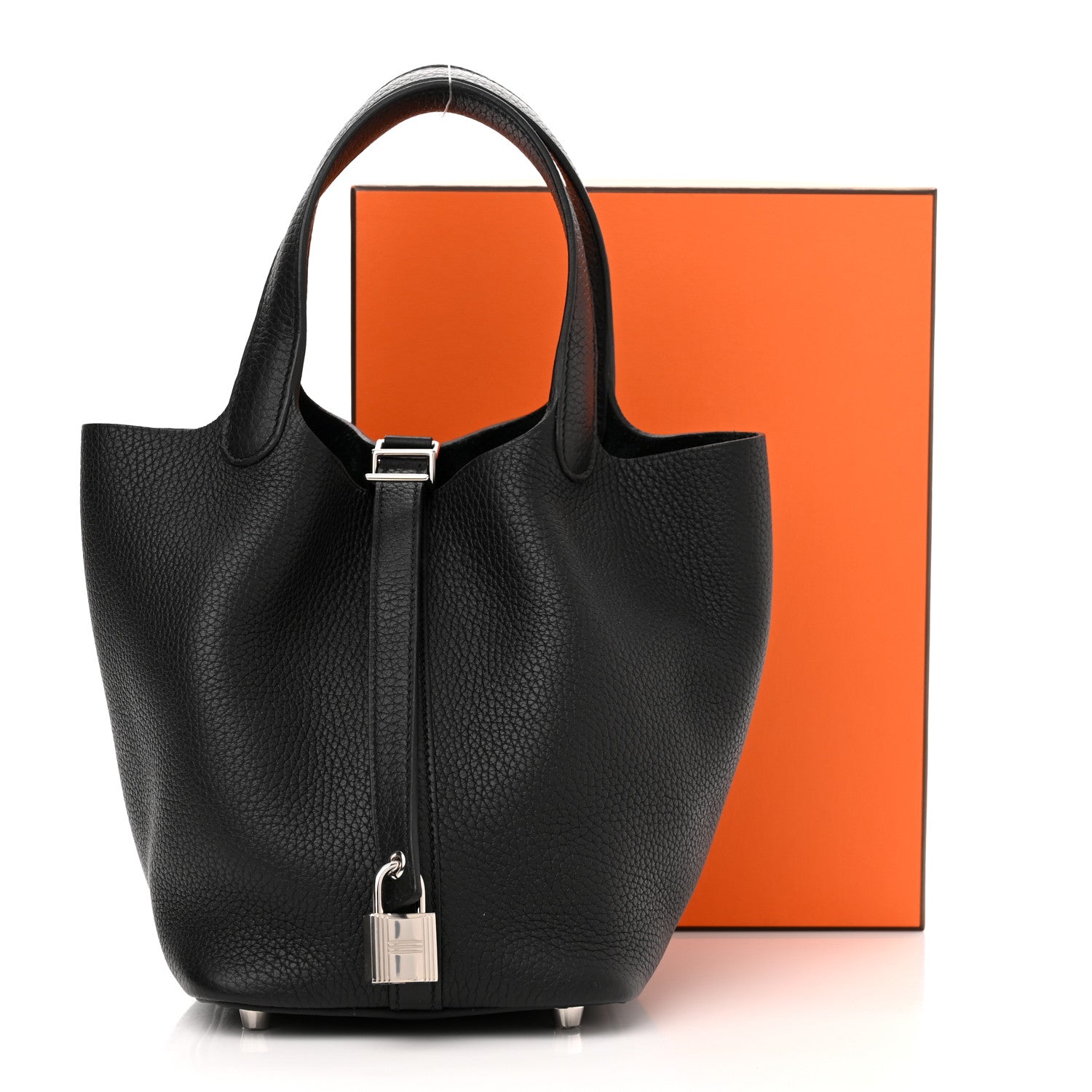 Hermes Taurillon Clemence Picotin Lock 18 PM Black 10 of 10