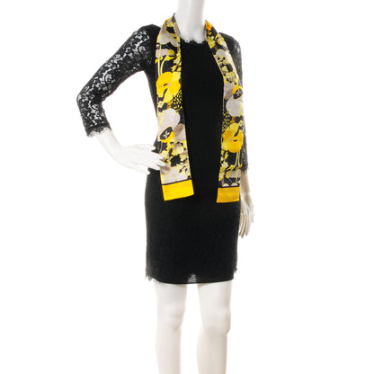 Louis Vuitton Silk Hibiscus Bandeau Yellow 2 of 6