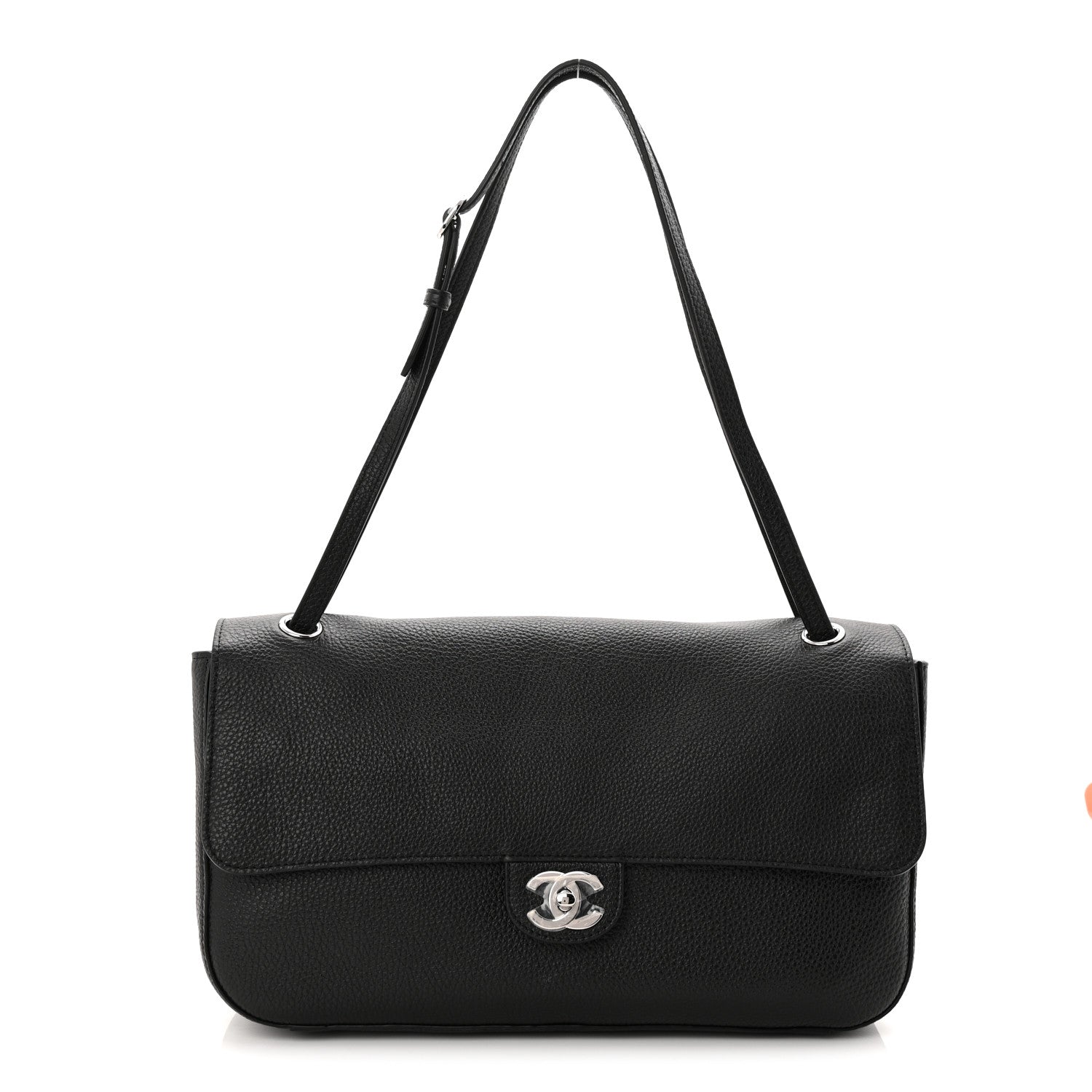 Chanel Grained Calfskin Souplissimo Maxi Flap Black 1 of 9