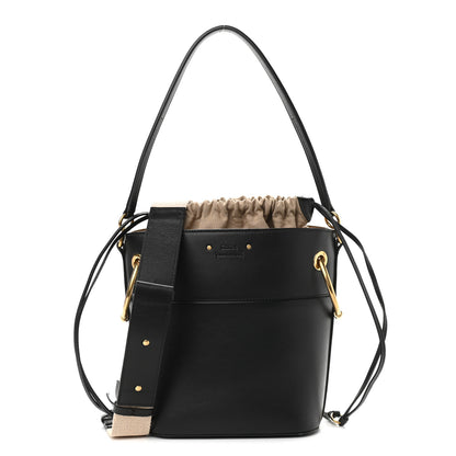 Chloe Smooth Calfskin Small Roy Bucket Bag Black 1 of 11