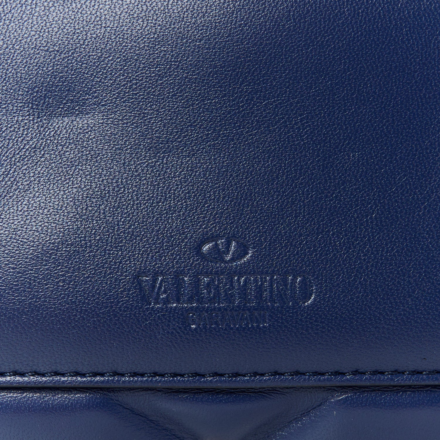 Valentino Garavani Nappa Medium Candystud Top Handle Bag Navy 8 of 11