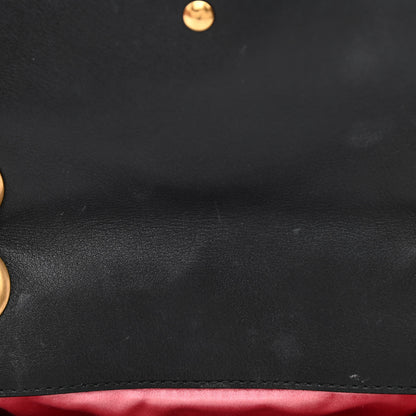 Gucci Velvet Matelasse Mini GG Marmont Shoulder Bag Black 9 of 13