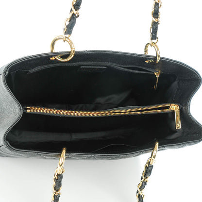 Chanel Caviar Quilted Grand Shopping Tote GST Black 5 of 7